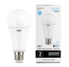 Лампа Gauss LED Elementary A67 35W E27 2790lm 6500K