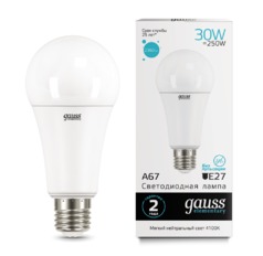 Лампа Gauss LED Elementary A67 30W E27 2360lm 4100K