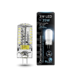 Лампа Gauss LED G4 AC150-265V 3W 240lm 4100K силикон 1/20/200