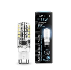 Лампа Gauss LED G9 AC150-265V 3W 240lm 4100K силикон 1/10/200