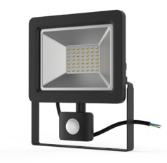 Прожектор светодиодный Gauss Elementary LED 50W 3500lm IP65 6500К с датчиком движения 1/18